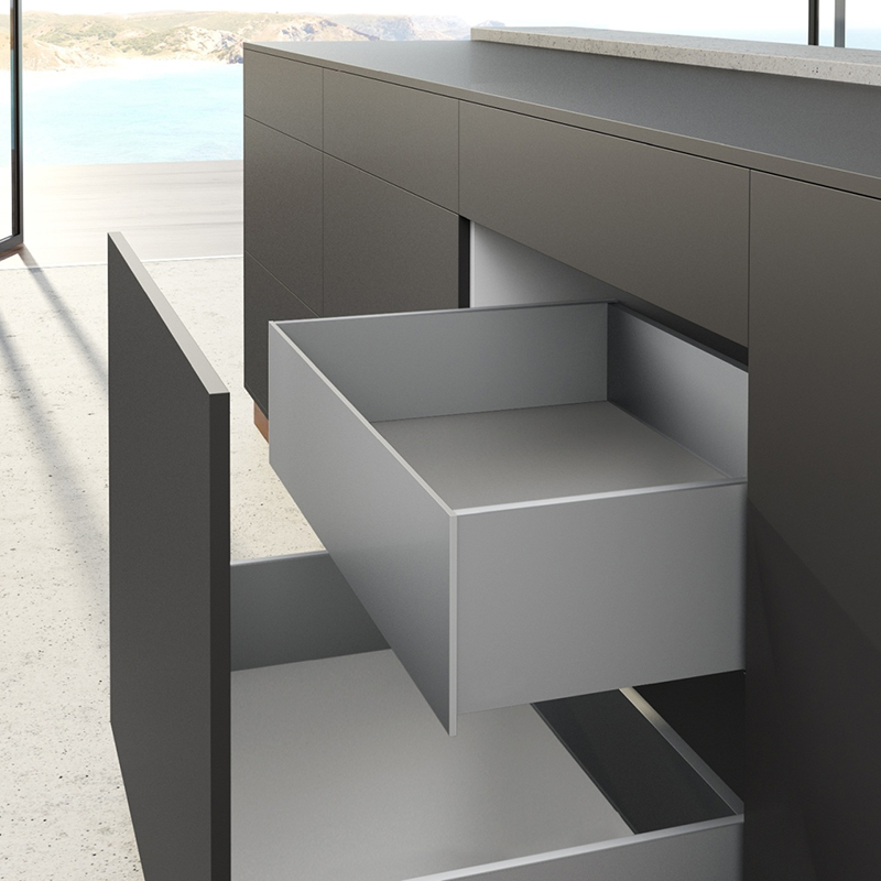 Внутрішня шухляда AvanTech YOU Q L=450 H=139 срібло Hettich