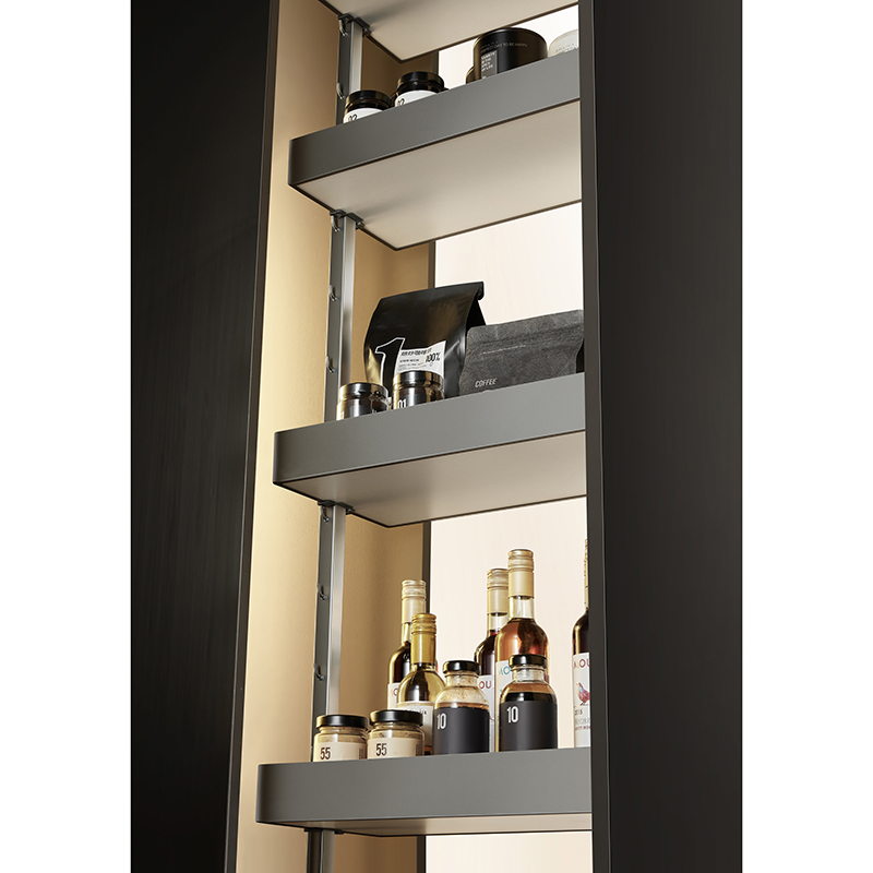 Карго-колона Aster 300мм графіт 5 кошиків 1659-2059мм Muller