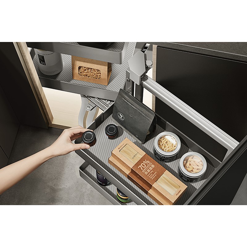 Магічний кут Bluebell 900мм графіт правого відкривання Muller