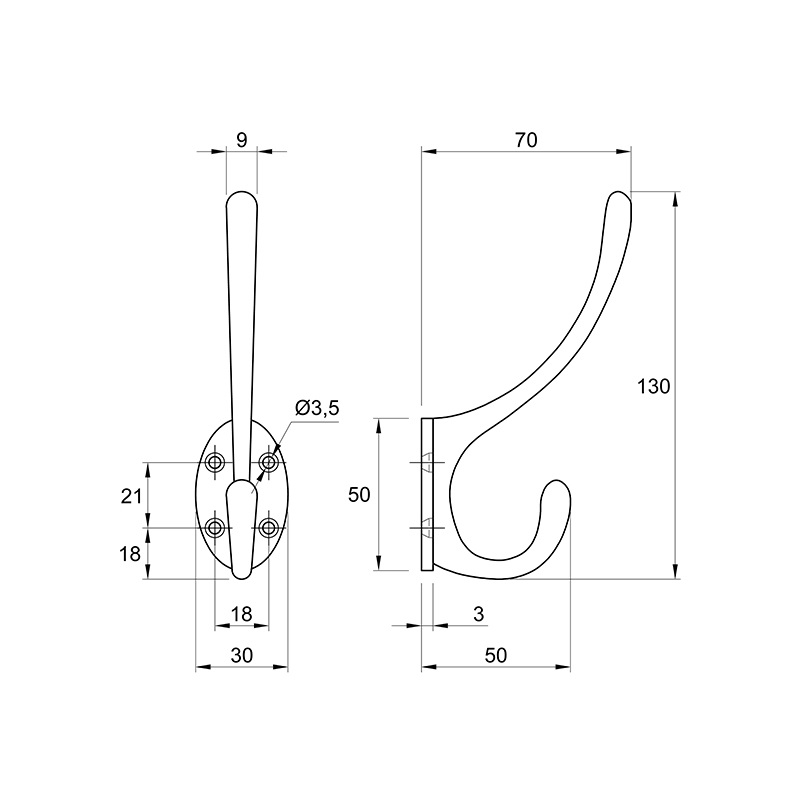 Гачок Marella CL 43004.143 бронза Гачок Marella CL 43004.143 бронза