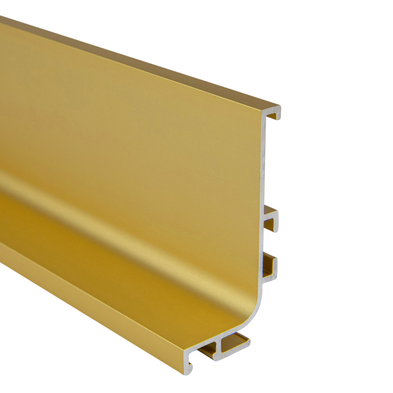 Профіль GOLA горизонтальний з пазом для LED Ferro Fiori, L = 4100 мм, type L, золото анод. Профіль GOLA горизонтальний з пазом для LED Ferro Fiori, L = 4100 мм, type L, золото анод.