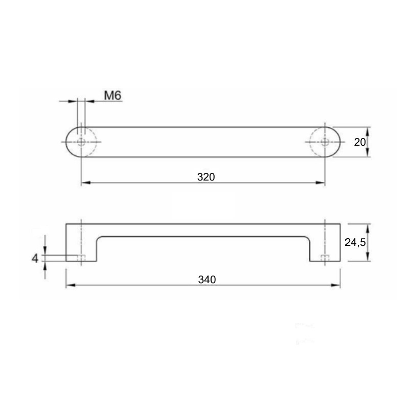 Ручка Ferro Fiori M 0080.320 чорний дуб Ручка Ferro Fiori M 0080.320 чорний дуб
