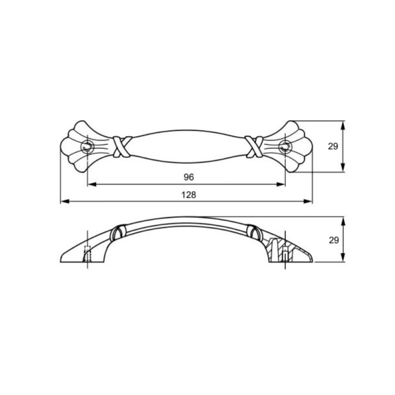 Ручка  Marella CL 15089.096 срібло