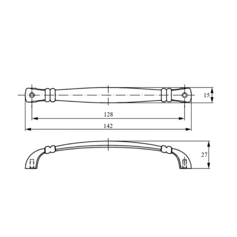 Ручка  Marella CL 15063.128 срібло