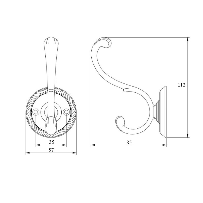 Гачок  Marella CL 43001.113 срібло