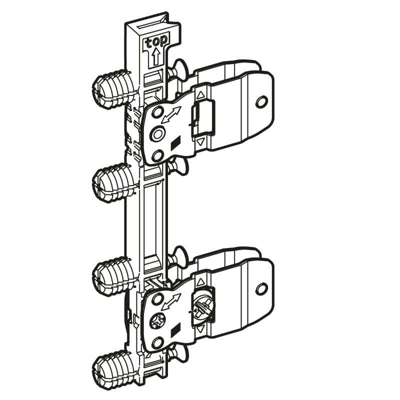 AvanTech YOU фіксатор фасаду H=187/251 під запресовку (9255839) Hettich