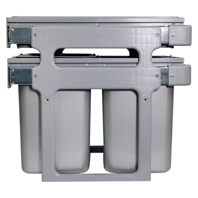 Мусорница SCORPIO 2x16л серая Muller