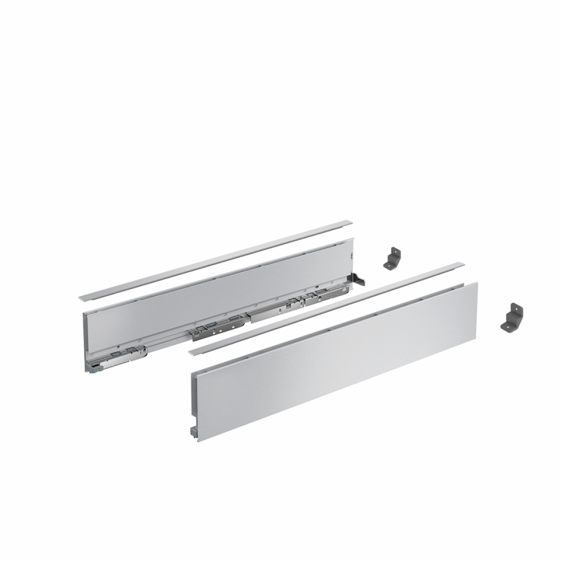 AvanTech YOU Комплект боковин (без кріплення) H=101, L=450мм, срібло (9353339) Hettich