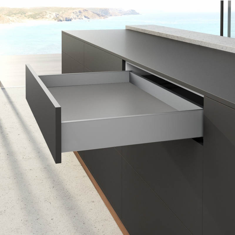 AvanTech YOU Комплект боковин (без кріплення) H=101, L=450мм, срібло (9353339) Hettich