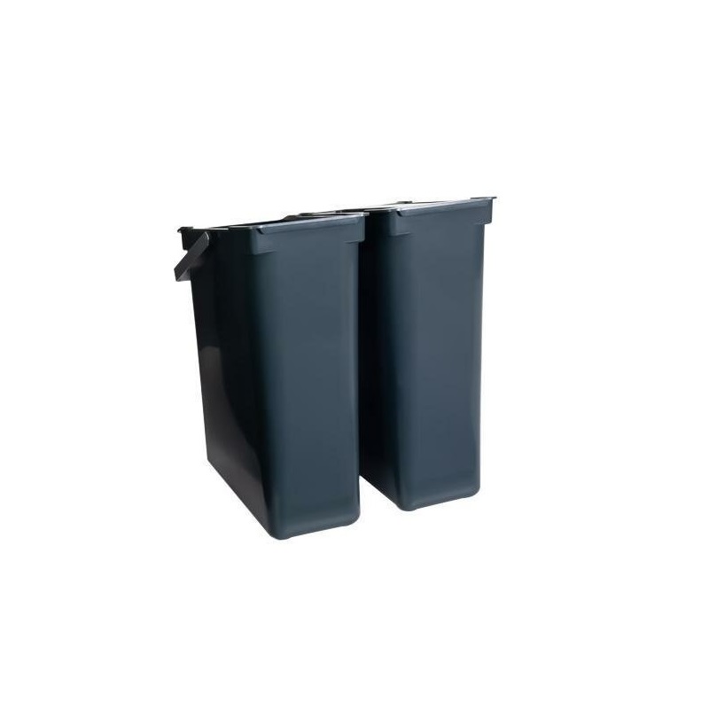 BASIC - ZESTAW POJEMNIKÓW 450/ wys. 420/ 2x20 l z 1 pokrywką BASIC - ZESTAW POJEMNIKÓW 450/ wys. 420/ 2x20 l z 1 pokrywką