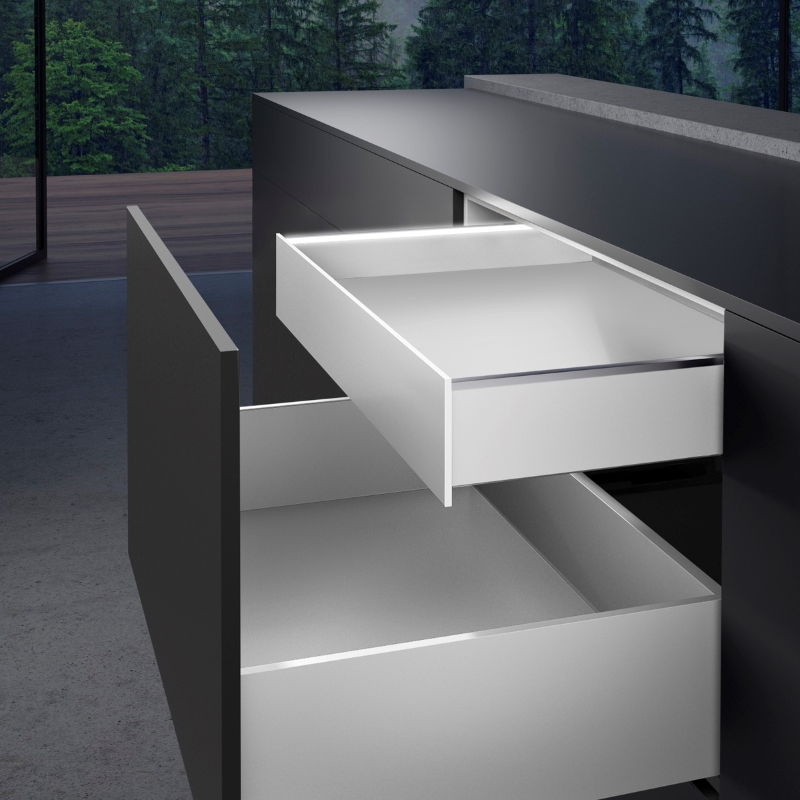 Передня панель шухляди AvanTech YOU Illumination H=187 мм, L=2000 мм, білий (9327207)