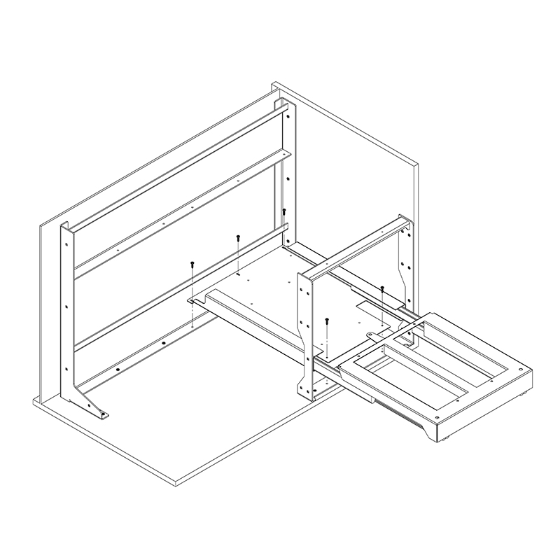Магічний кут FlyBox (900мм), графіт, Galaxy VIBO Магічний кут FlyBox (900мм), графіт, Galaxy VIBO