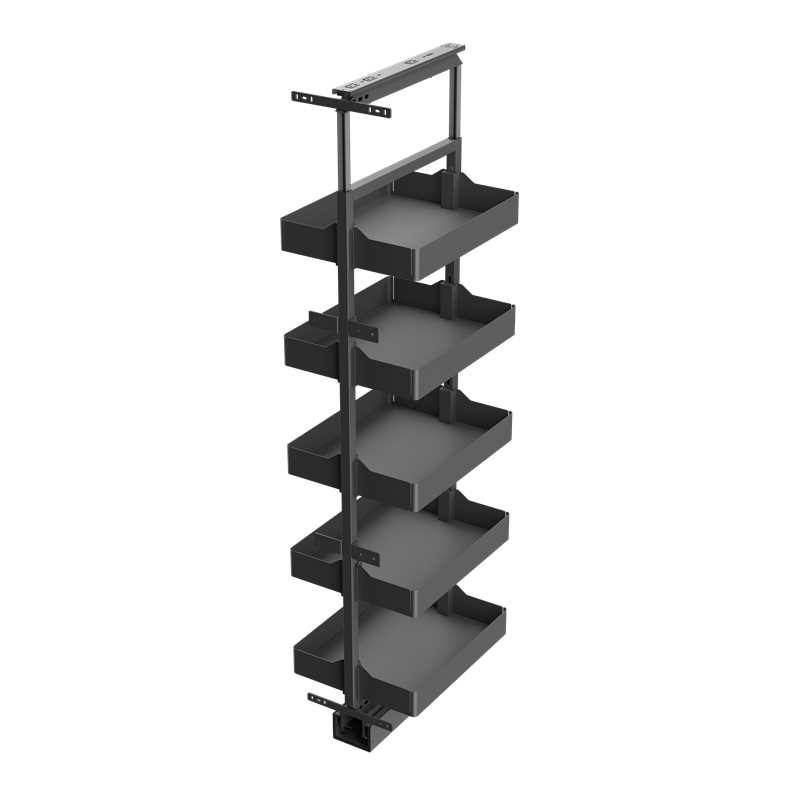 Карго-колона Aster NV 300мм графіт 5 кошиків 1659-2059мм Muller