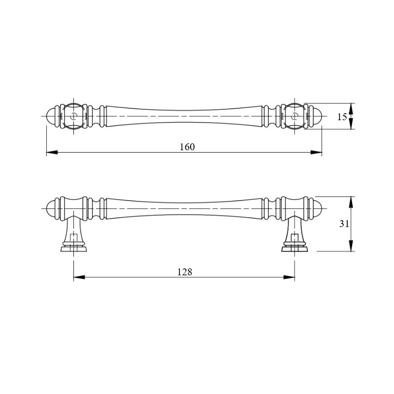 Ручка Marella M 15232.128 золото