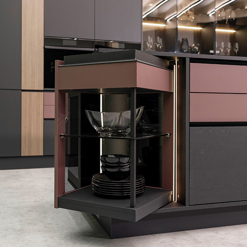 Комплект поворотної фурнітури FurnSpin S правий нижній Push to open з доводчиком (9349286) Hettich Комплект поворотної фурнітури FurnSpin S правий нижній Push to open з доводчиком (9349286) Hettich