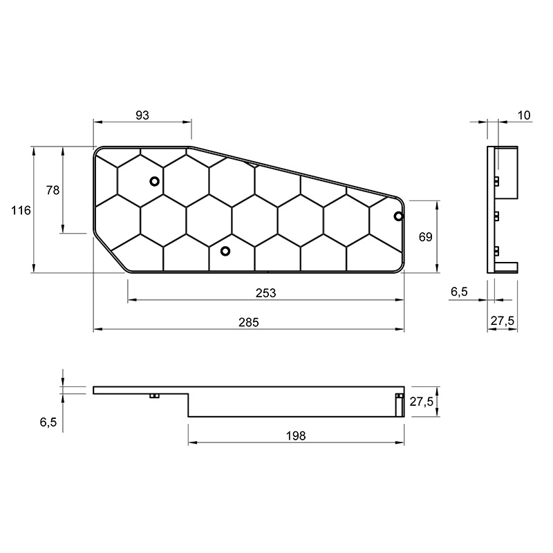 Комплект сірих заглушок для FREE FOLD Hafele (372.37.031) Комплект сірих заглушок для FREE FOLD Hafele (372.37.031)