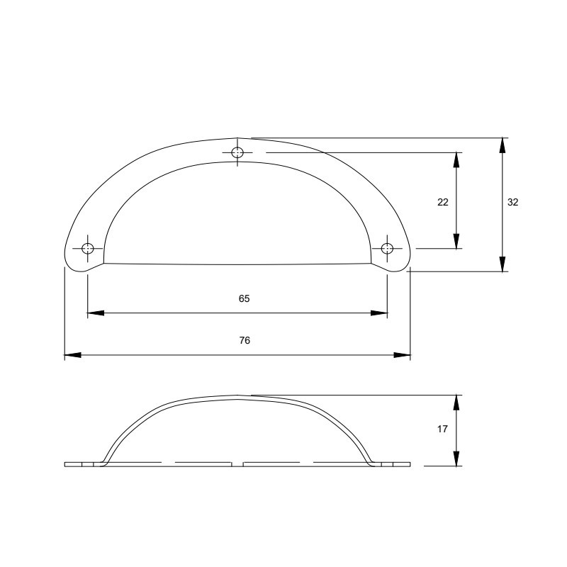 Ручка Marella CL 15122.77 антична бронза Ручка Marella CL 15122.77 антична бронза