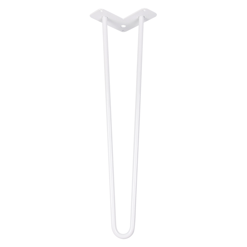 Ножка мебельная HAIRPIN Leg 2ROD Big h55см белая Ножка мебельная HAIRPIN Leg 2ROD Big h55см белая