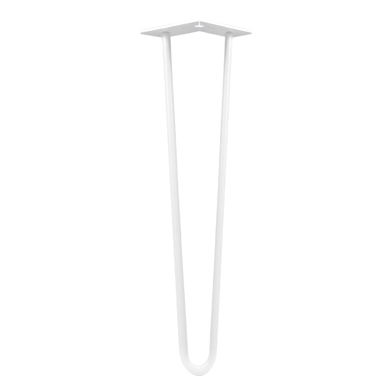 Ніжка меблева HAIRPIN Leg 2ROD Big h71см біла Ніжка меблева HAIRPIN Leg 2ROD Big h71см біла