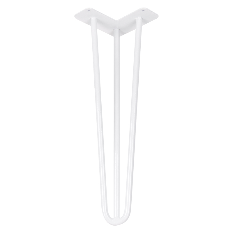 Ніжка меблева HAIRPIN Leg 3ROD Small h46см біла Ніжка меблева HAIRPIN Leg 3ROD Small h46см біла
