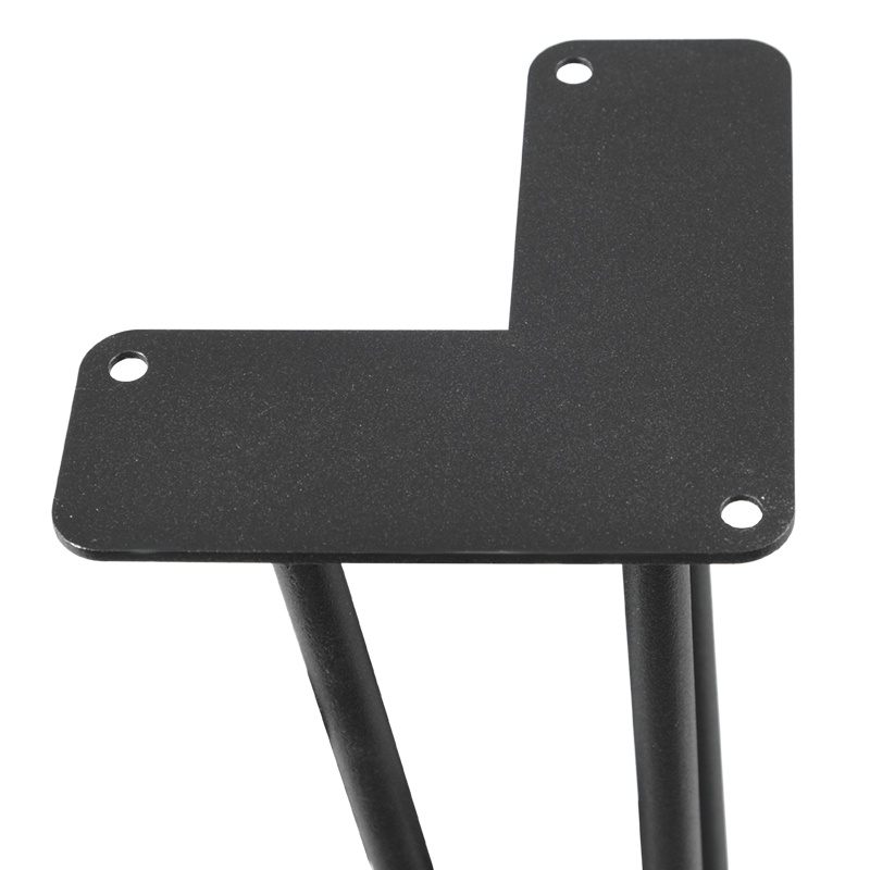Ніжка меблева HAIRPIN Leg 3ROD Big h55см чорна структурна