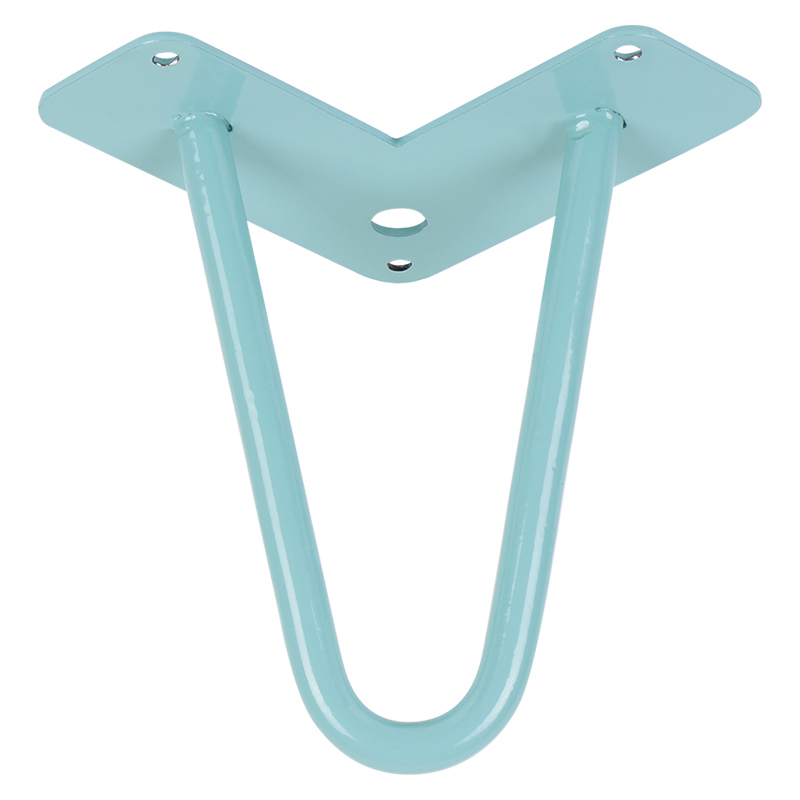 Ніжка меблева HAIRPIN Leg 2ROD Small h15см блакитна Ніжка меблева HAIRPIN Leg 2ROD Small h15см блакитна