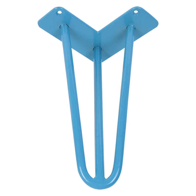 Ножка мебельная HAIRPIN Leg 3ROD Small h36см голубая Ножка мебельная HAIRPIN Leg 3ROD Small h36см голубая