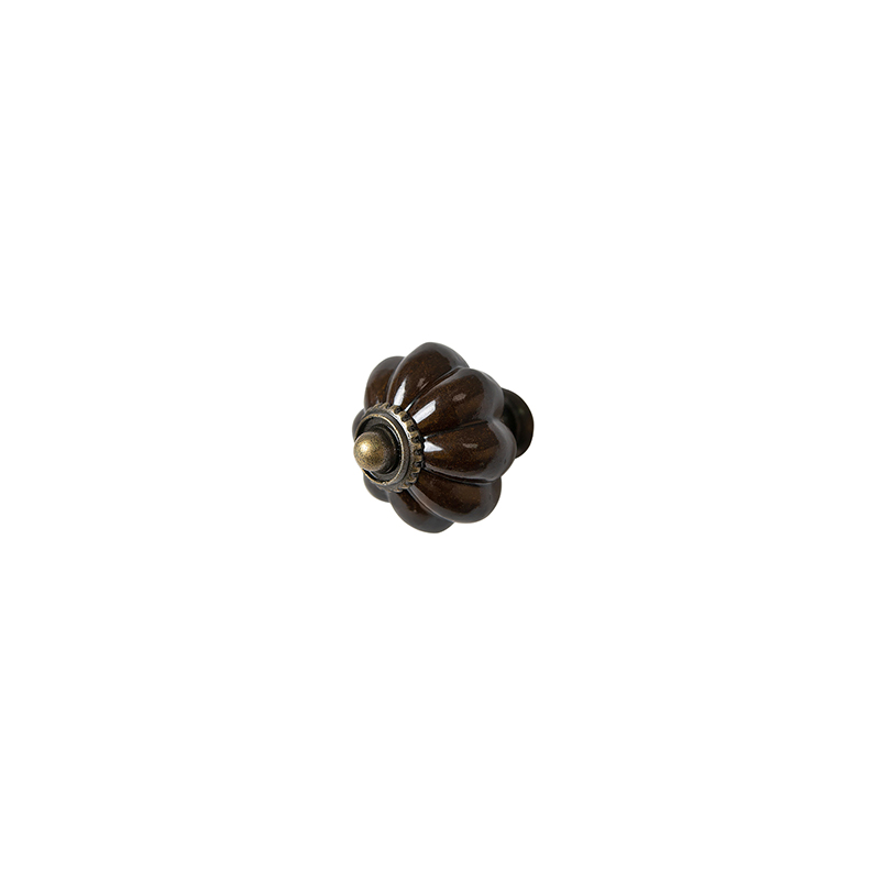 Ручка Ferro Fiori CR 9150.34 антична бронза | шоколадний Ручка Ferro Fiori CR 9150.34 антична бронза | шоколадний
