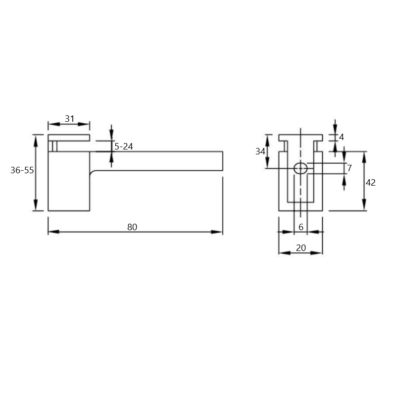 Полицетримач Ferro Fiori M 7020.080 навантаження  20 кг, нікель