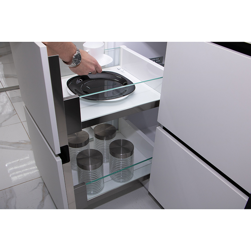 Карго 450мм белый/стекло, Essence VIBO (EGTGM45B2EVC)