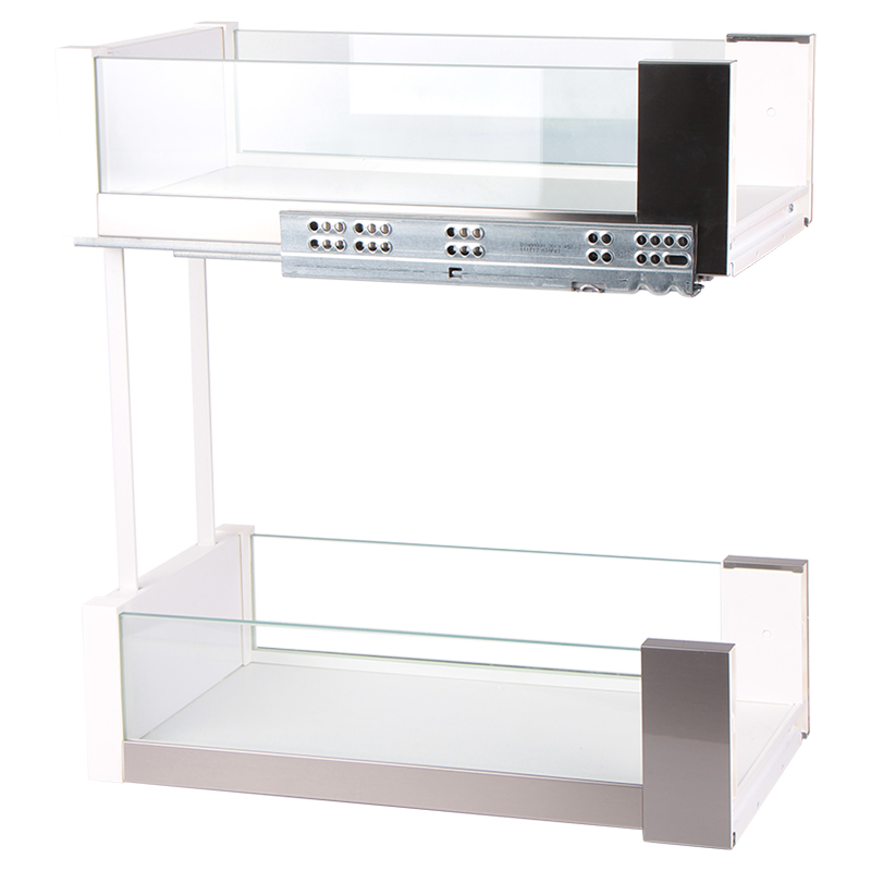 Карго 450мм белый/стекло, Essence VIBO (EGTGM45B2EVC)