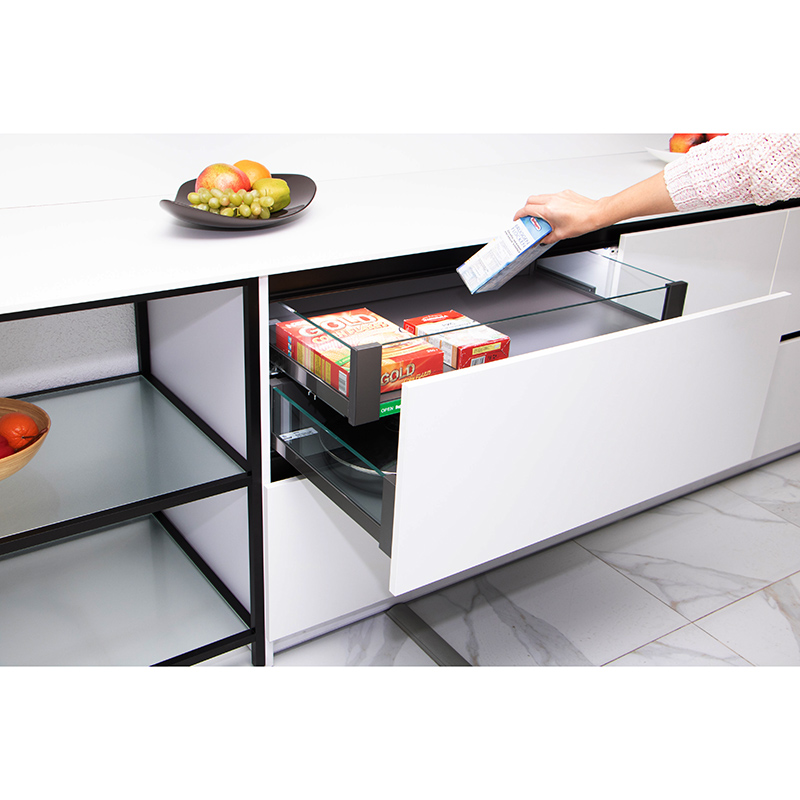 Корзина 400мм графит/стекло (крепл. к фас.), Essence VIBO (CCTGM40FEVGFO) Корзина 400мм графит/стекло (крепл. к фас.), Essence VIBO (CCTGM40FEVGFO)