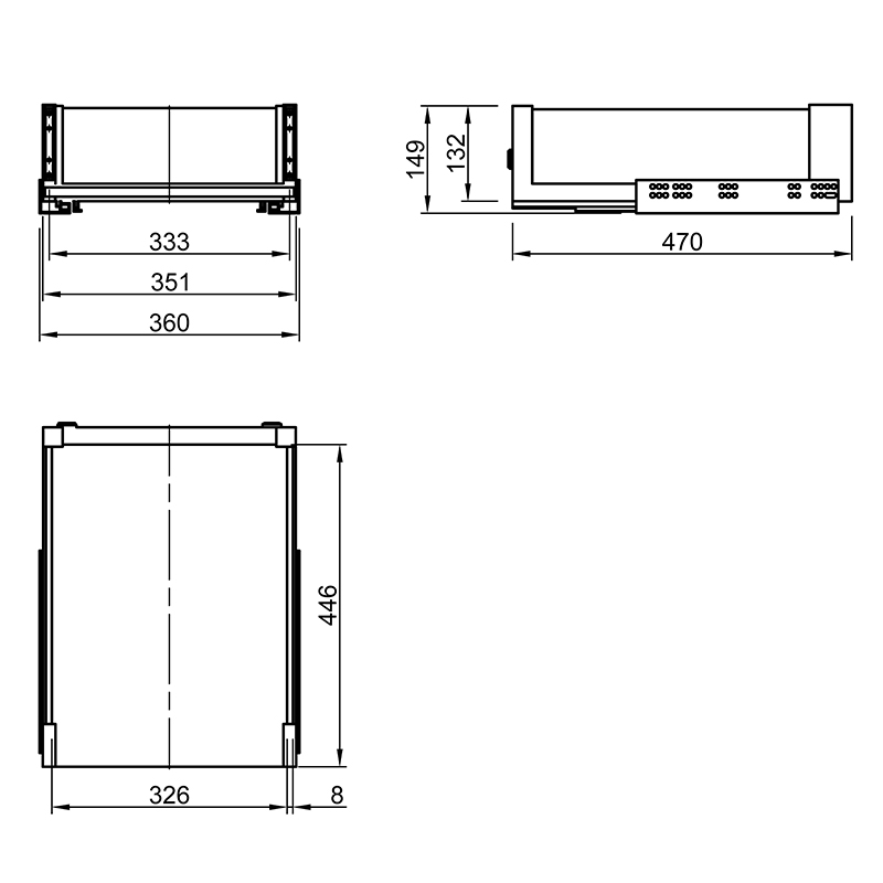 Корзина 400мм графит/стекло (крепл. к фас.), Essence VIBO (CCTGM40FEVGFO) Корзина 400мм графит/стекло (крепл. к фас.), Essence VIBO (CCTGM40FEVGFO)