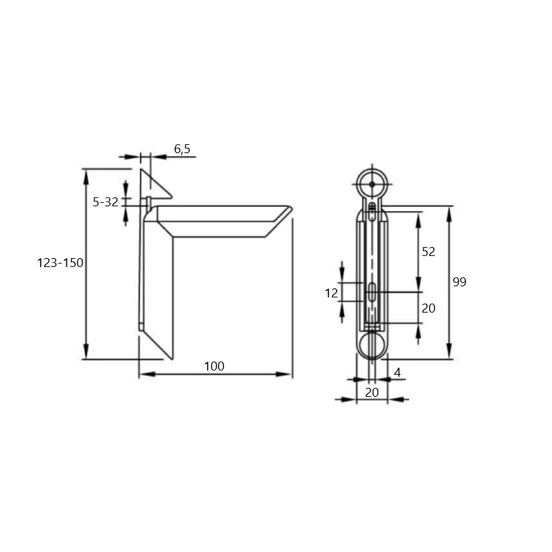 Полкодержатель Ferro Fiori M 7050.97 нагрузка 10 кг, хром