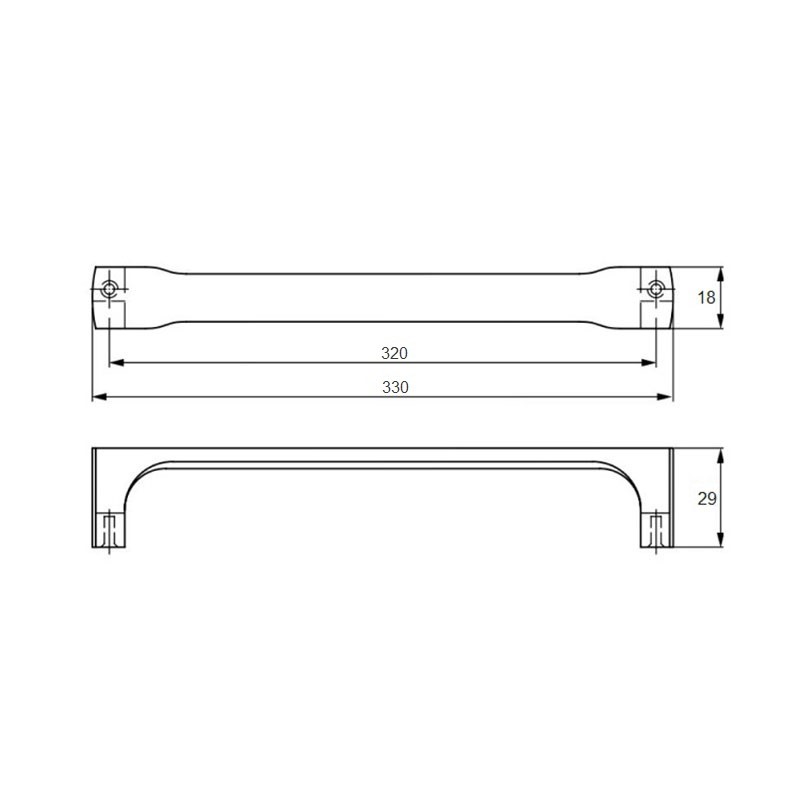 Ручка Marella M 15244.320 черный матовый