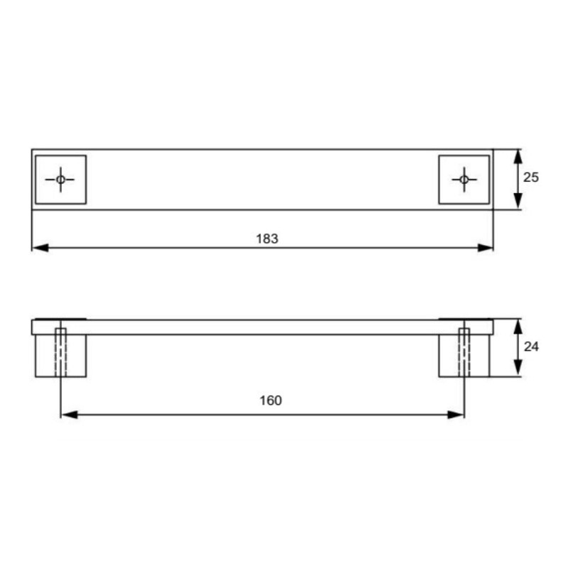 Ручка Ferro Fiori by Poliplast PL 11004.160 світло-рожевий Ручка Ferro Fiori by Poliplast PL 11004.160 світло-рожевий