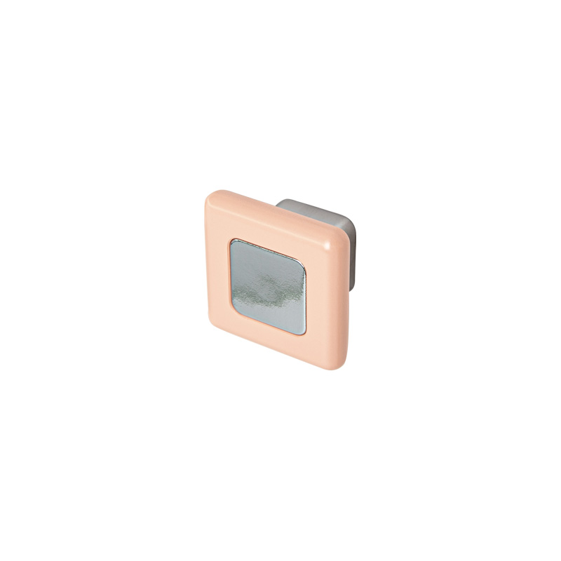 Ручка Ferro Fiori by Poliplast PL 11004.01.Q світло-рожевий Ручка Ferro Fiori by Poliplast PL 11004.01.Q світло-рожевий