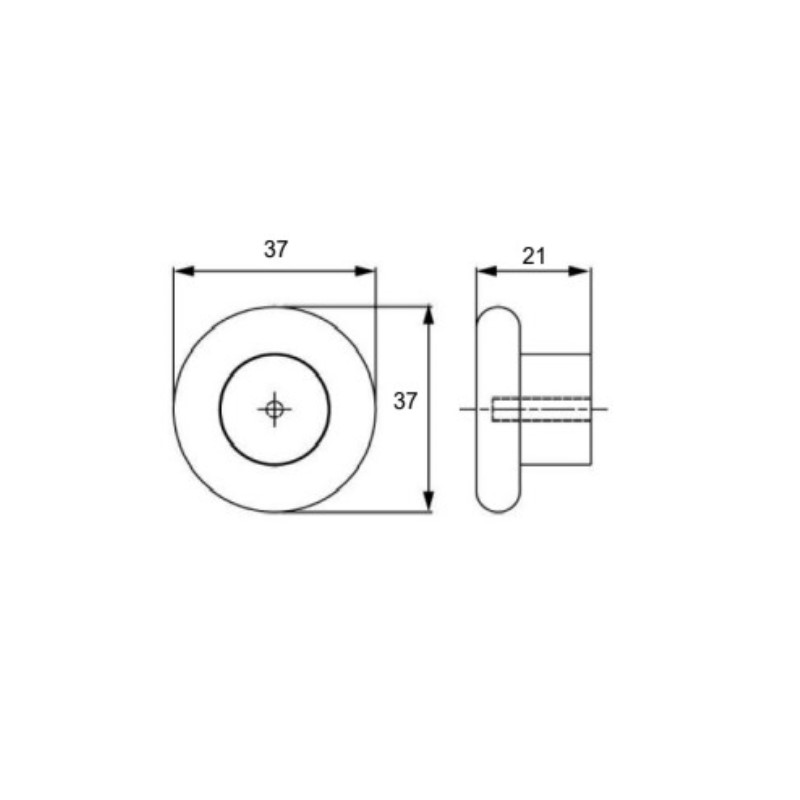 Ручка Ferro Fiori by Poliplast PL 11004.01.O жовтий Ручка Ferro Fiori by Poliplast PL 11004.01.O жовтий