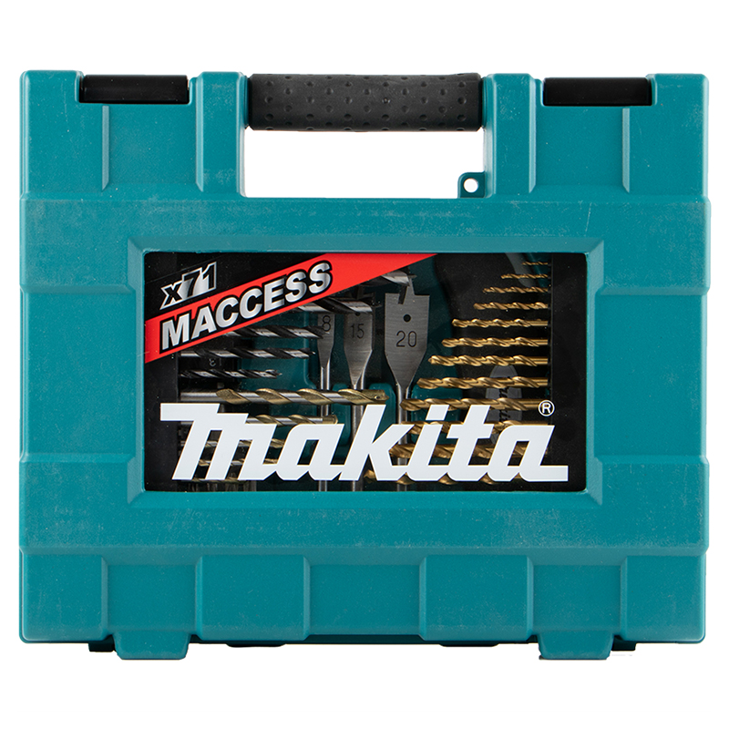Набір свердл та біт (71 шт.) (D-33691)Makita Набір свердл та біт (71 шт.) (D-33691)Makita
