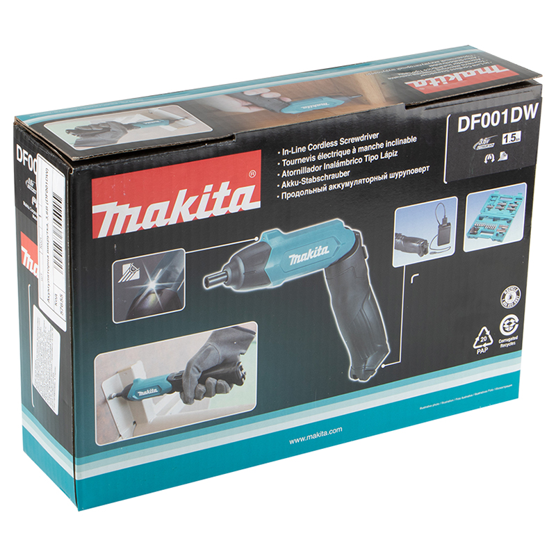 Аккумуляторная отвертка, 3,6В (DF001DW)Makita