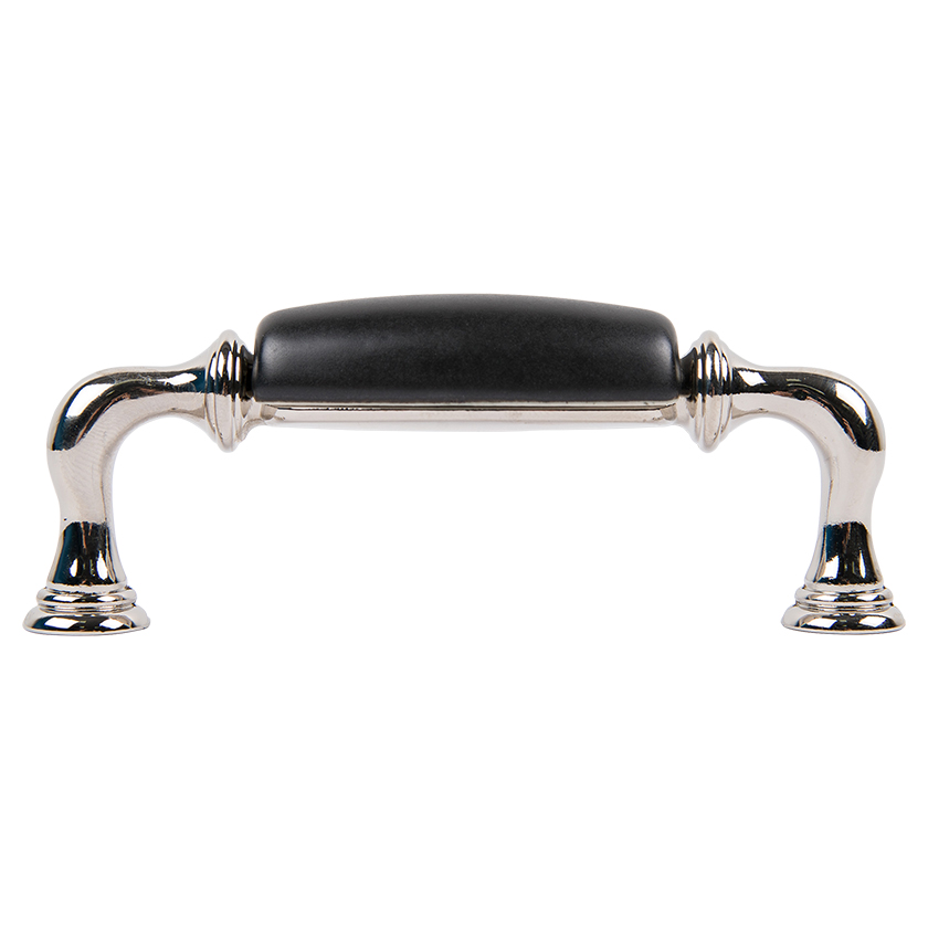 Ручка Marella CR 15136.96 никель полированный | черный матовый