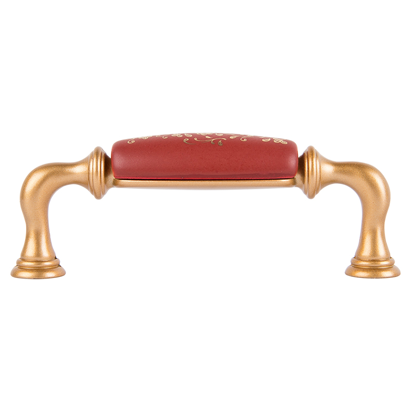 Ручка Marella CR 15136.96 золото матове | червоний матовий | малюнок