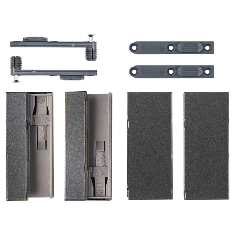 Адаптер для DesingSide ArciTech H=92 антрацит комплект (9122974) Hettich