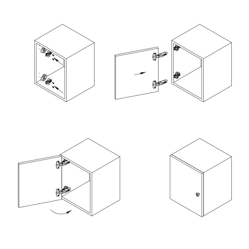 Планка клиновидная -5 для монтажных планок Sensys, пластик (9237120) Hettich