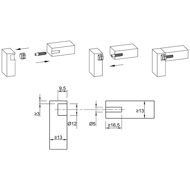Стяжка Everfix (1067695) Hettich