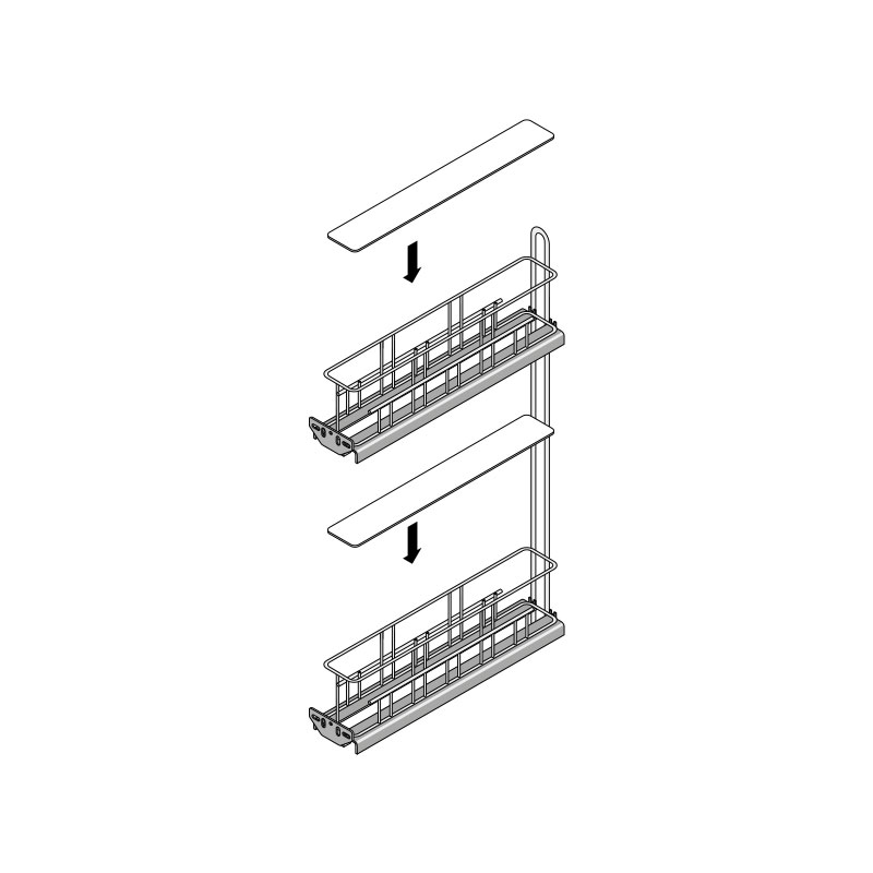 Карго IQ plus W=150мм (9077588) Hettich