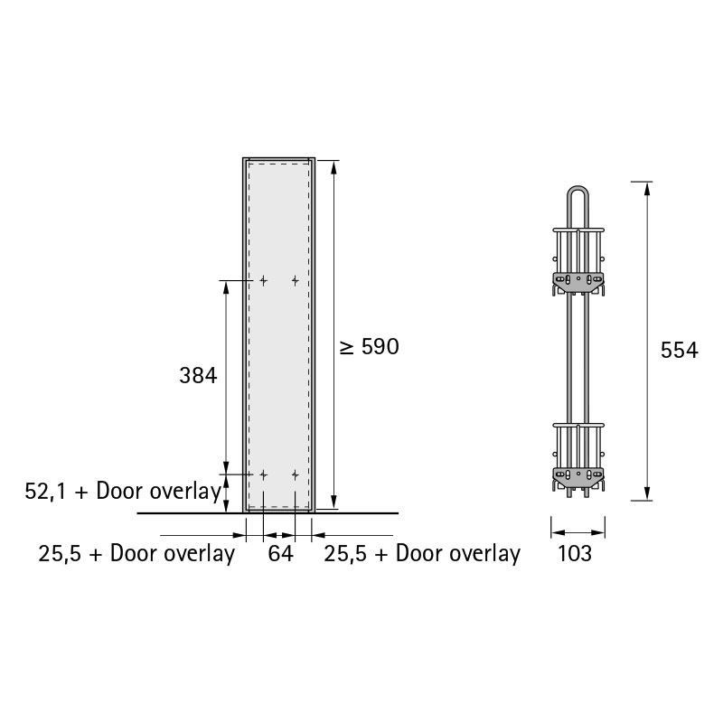Карго IQ plus W=150мм (9077588) Hettich
