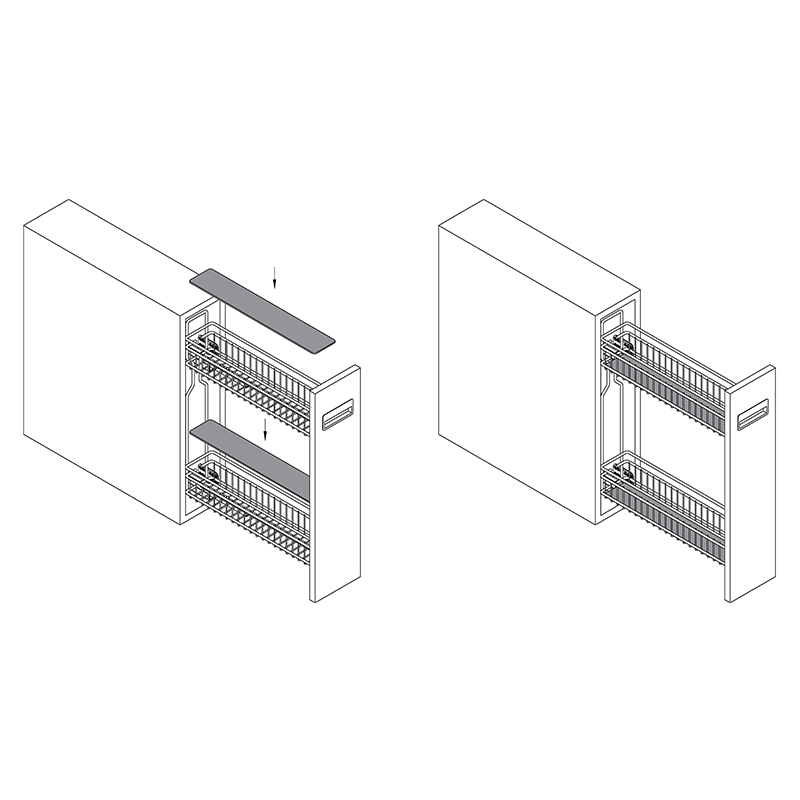 Вставка в карго W=150мм (9077601) Hettich