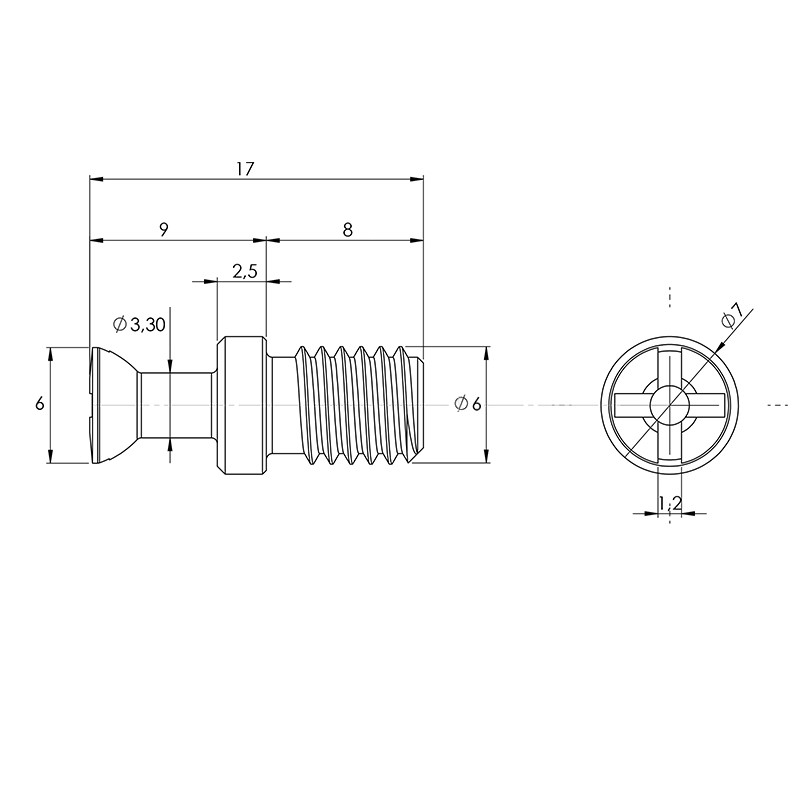 Дюбель під стяжку VB DU 648 (1035241) Hettich