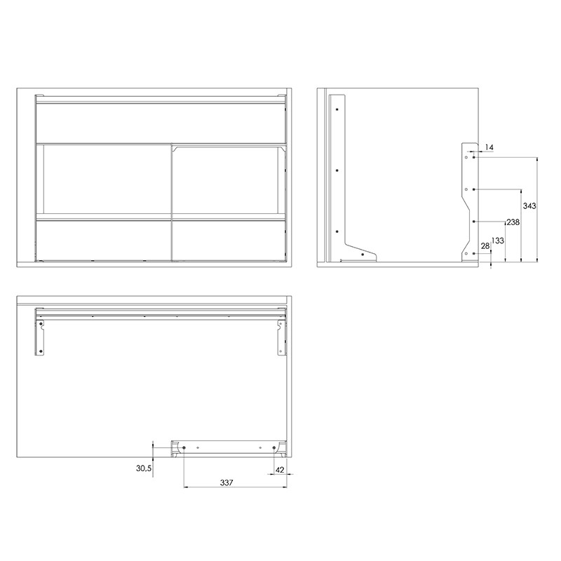 Рама FlyBOX, сіра, Galaxy VIBO (FLYBST452VGF)